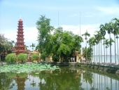 Tran Quoc Pagoda in Hanoi city, Vietnam