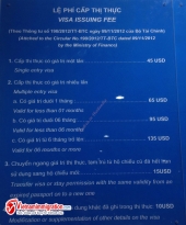 Attention: Misunderstanding in new stamping fee for 1 month multiple entry visa.